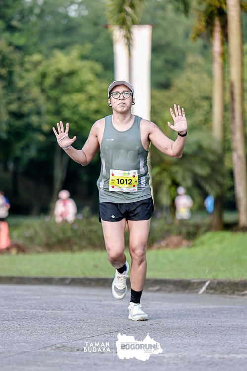 Race photo from Taman Budaya x BOGORUN 2025