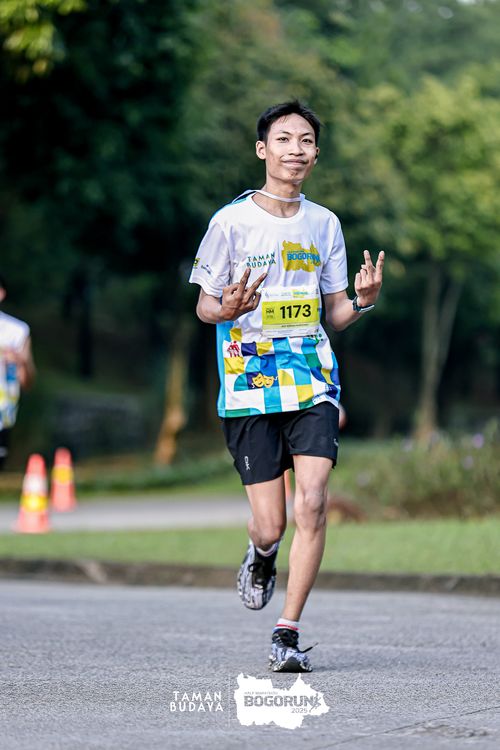Race photo from Taman Budaya x BOGORUN 2025