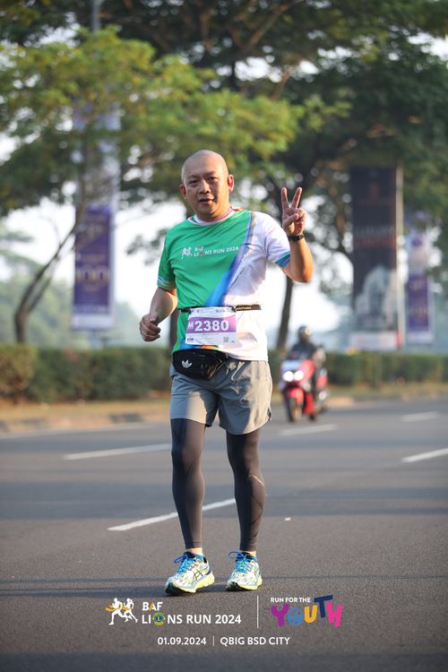 Race photo from BAF LIONS RUN 2024