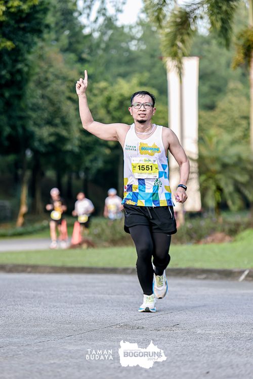 Race photo from Taman Budaya x BOGORUN 2025