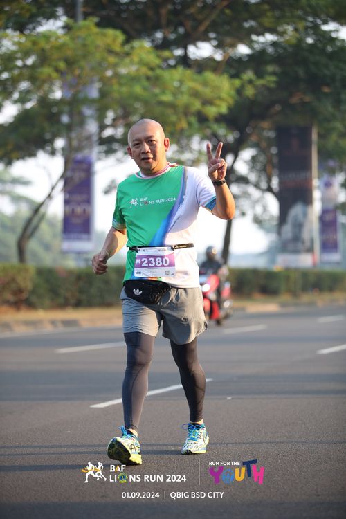 Race photo from BAF LIONS RUN 2024