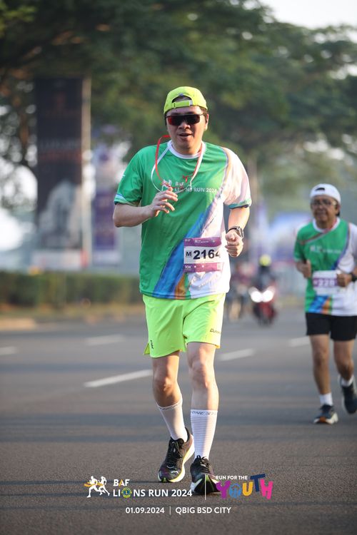 Race photo from BAF LIONS RUN 2024