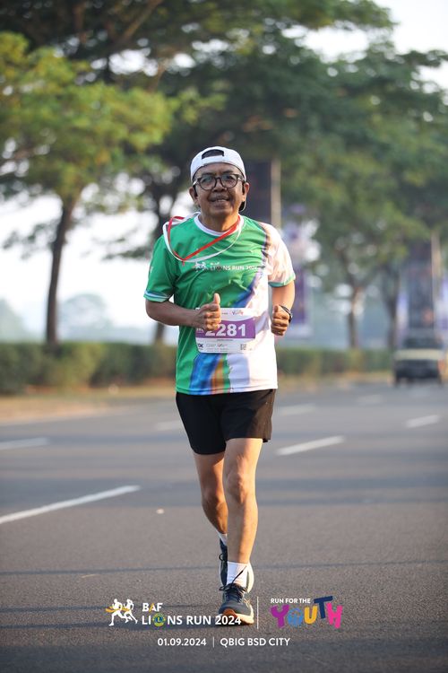 Race photo from BAF LIONS RUN 2024
