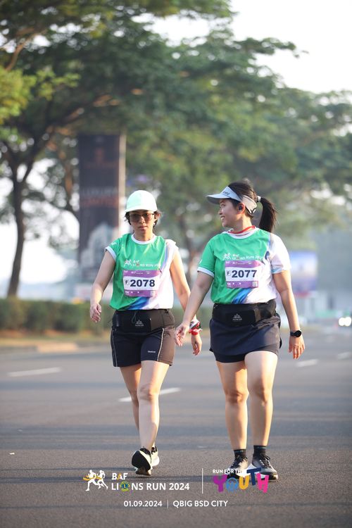 Race photo from BAF LIONS RUN 2024