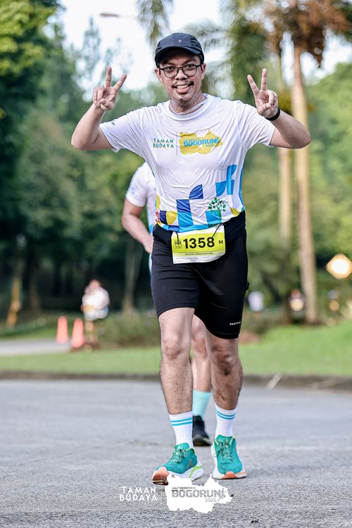 Race photo from Taman Budaya x BOGORUN 2025