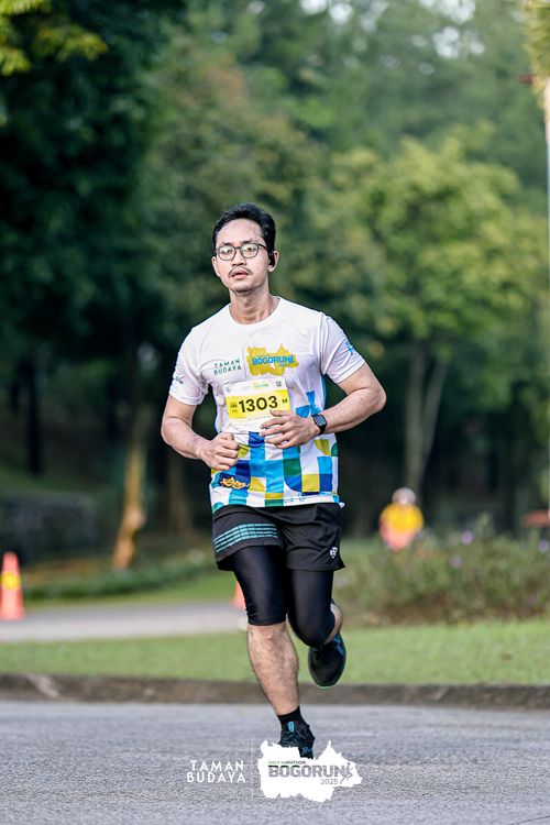 Race photo from Taman Budaya x BOGORUN 2025