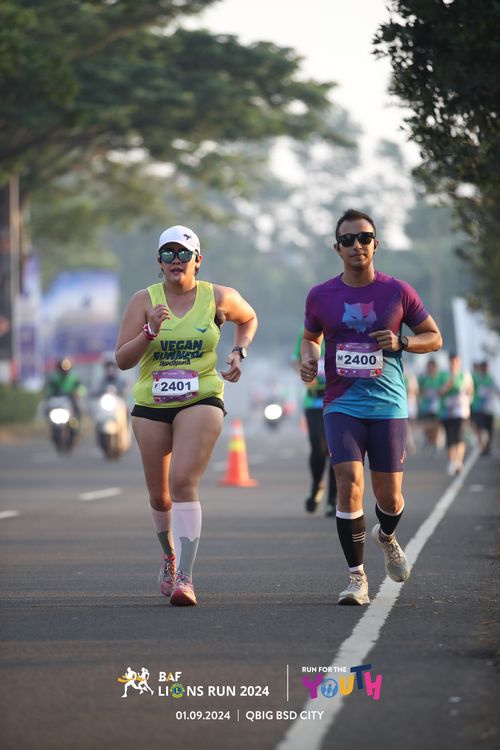 Race photo from BAF LIONS RUN 2024