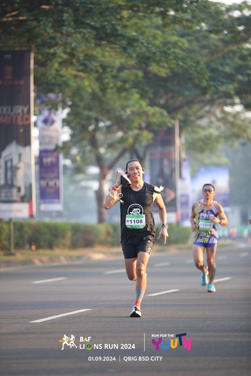 Race photo from BAF LIONS RUN 2024