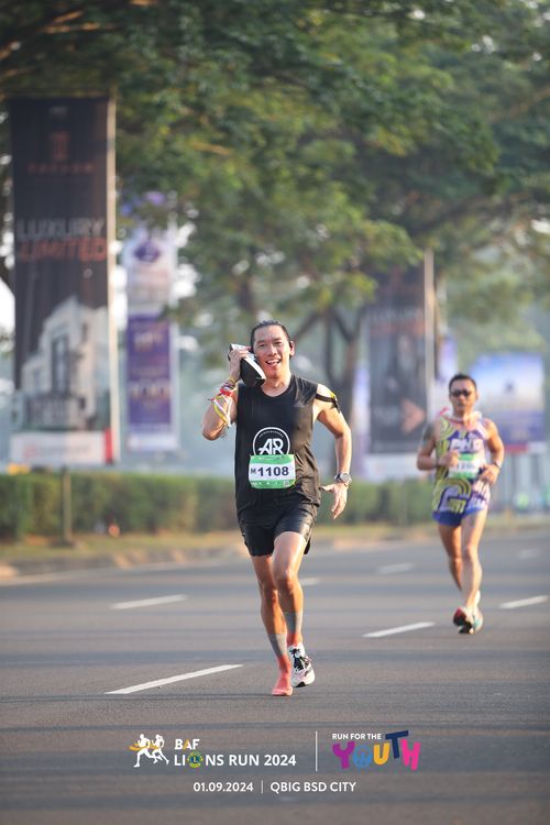 Race photo from BAF LIONS RUN 2024