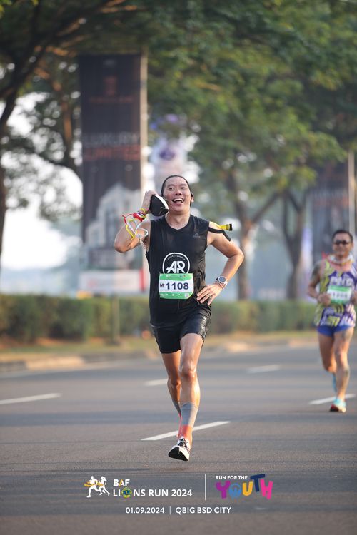 Race photo from BAF LIONS RUN 2024