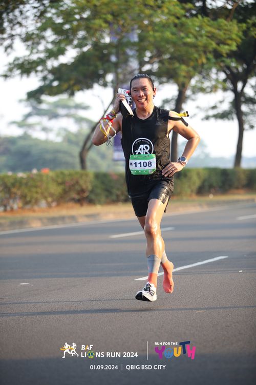 Race photo from BAF LIONS RUN 2024