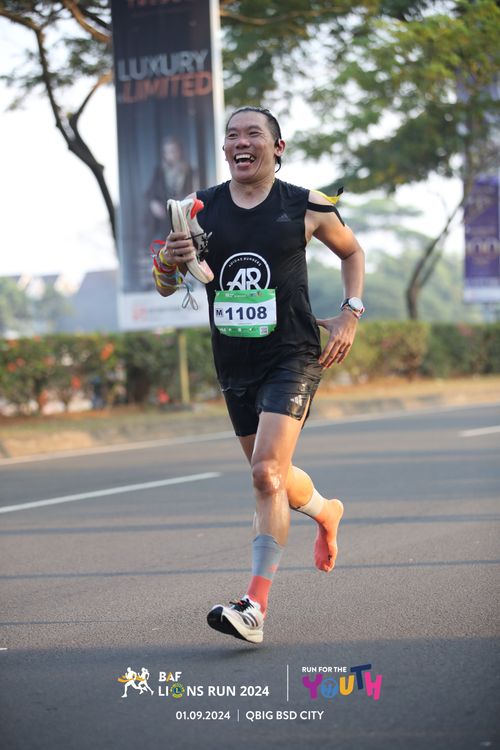 Race photo from BAF LIONS RUN 2024