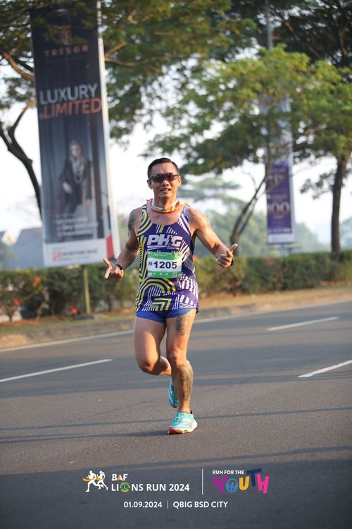 Race photo from BAF LIONS RUN 2024