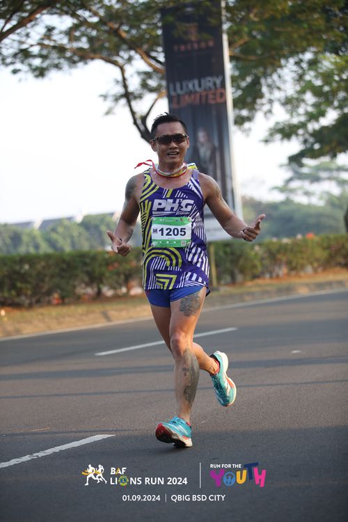 Race photo from BAF LIONS RUN 2024