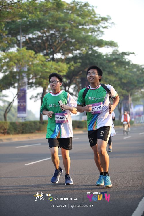 Race photo from BAF LIONS RUN 2024