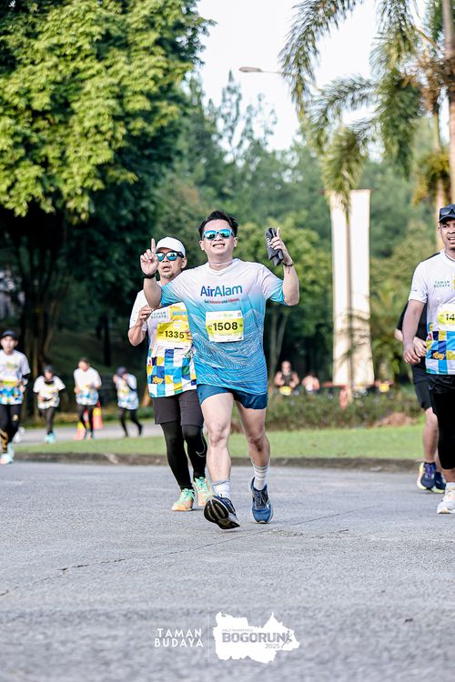 Race photo from Taman Budaya x BOGORUN 2025