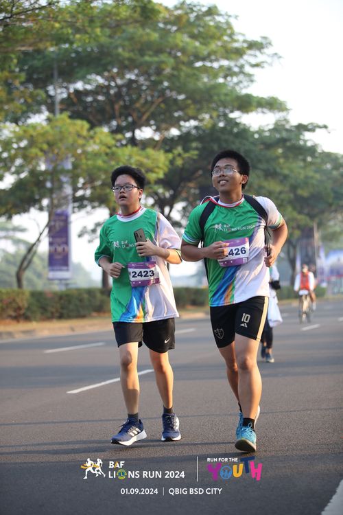 Race photo from BAF LIONS RUN 2024