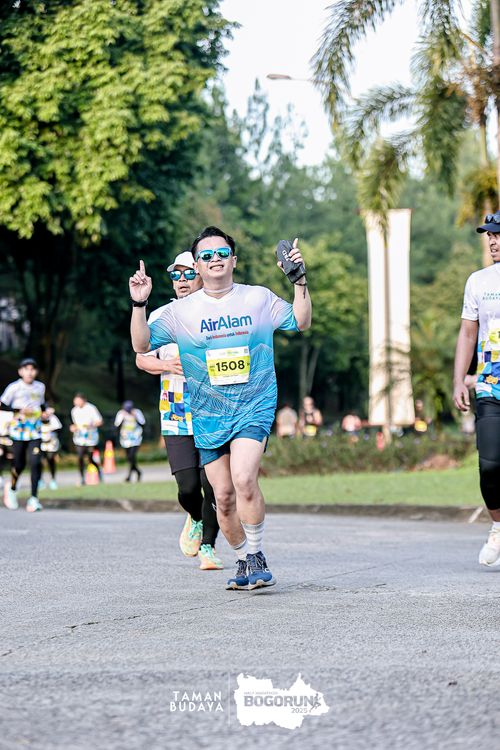 Race photo from Taman Budaya x BOGORUN 2025
