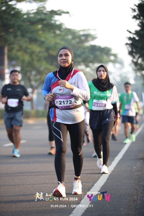 Race photo from BAF LIONS RUN 2024