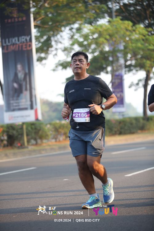 Race photo from BAF LIONS RUN 2024