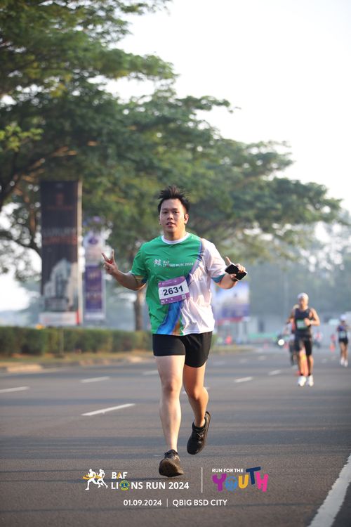 Race photo from BAF LIONS RUN 2024