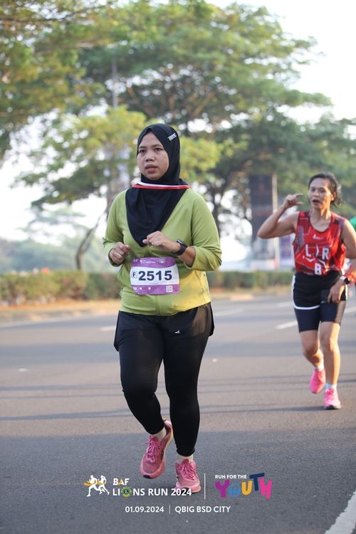 Race photo from BAF LIONS RUN 2024