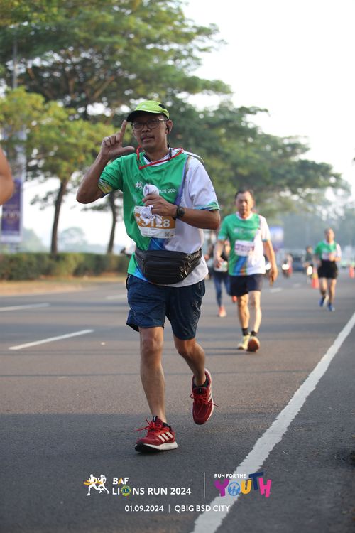 Race photo from BAF LIONS RUN 2024