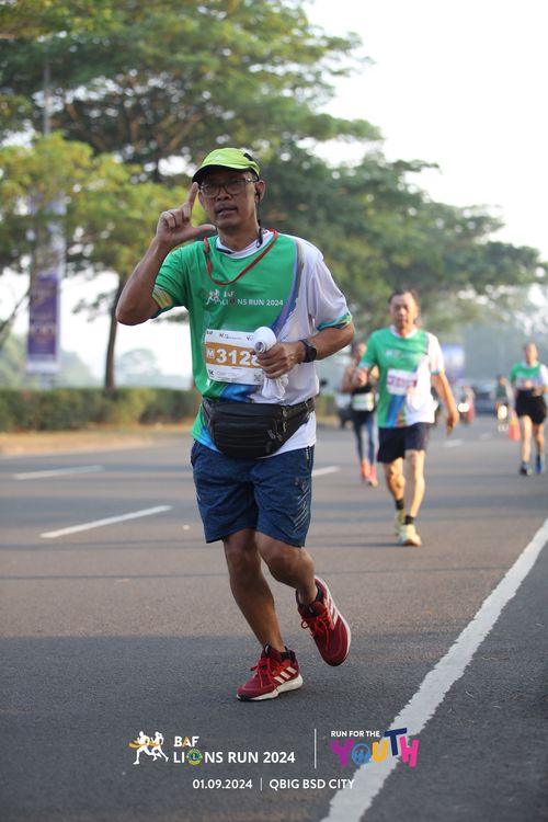 Race photo from BAF LIONS RUN 2024