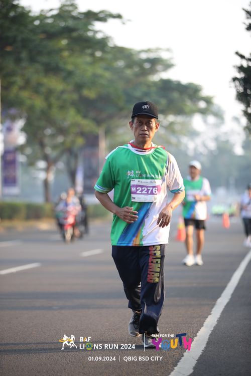 Race photo from BAF LIONS RUN 2024