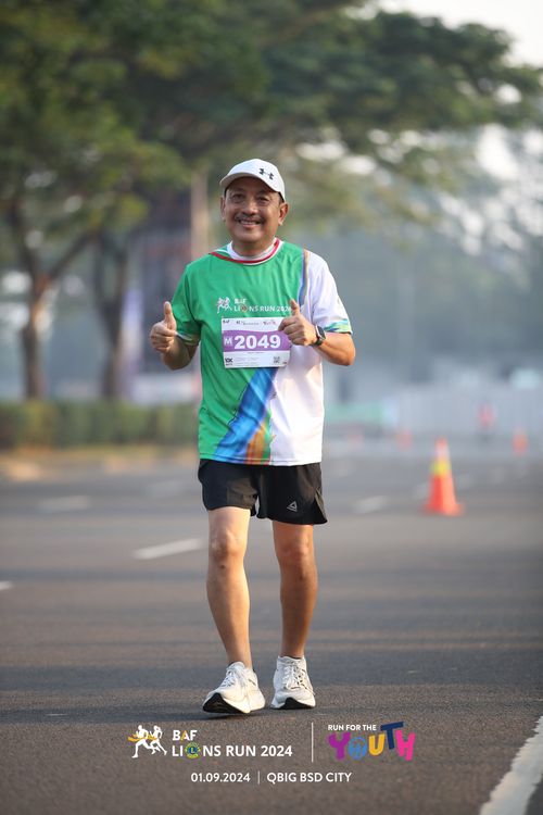 Race photo from BAF LIONS RUN 2024