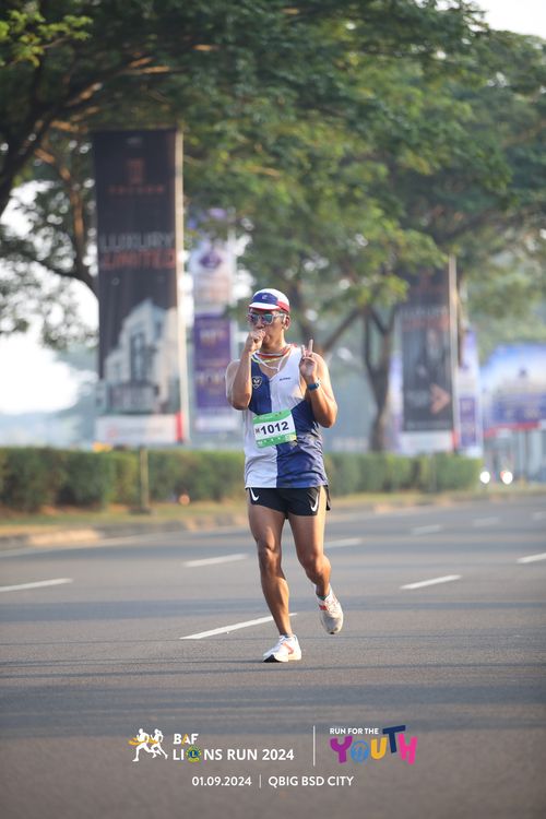 Race photo from BAF LIONS RUN 2024