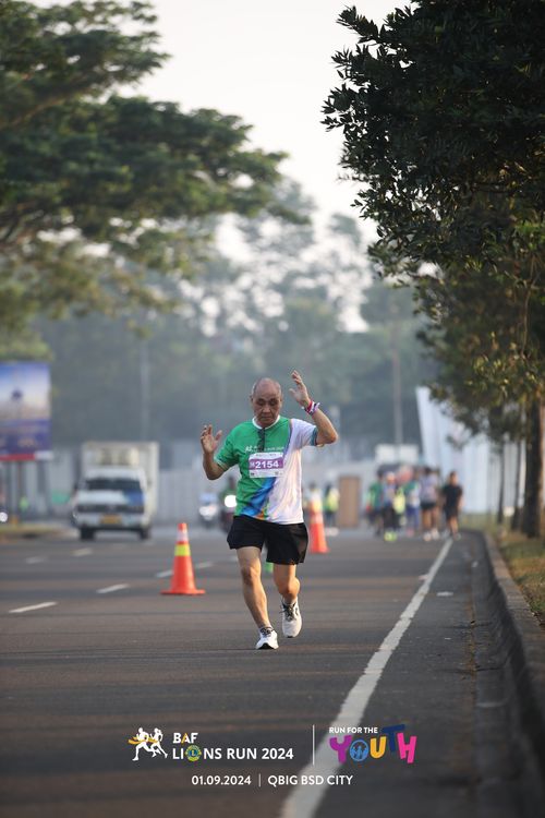 Race photo from BAF LIONS RUN 2024