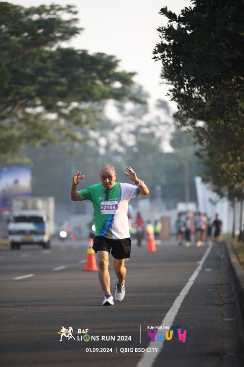 Race photo from BAF LIONS RUN 2024