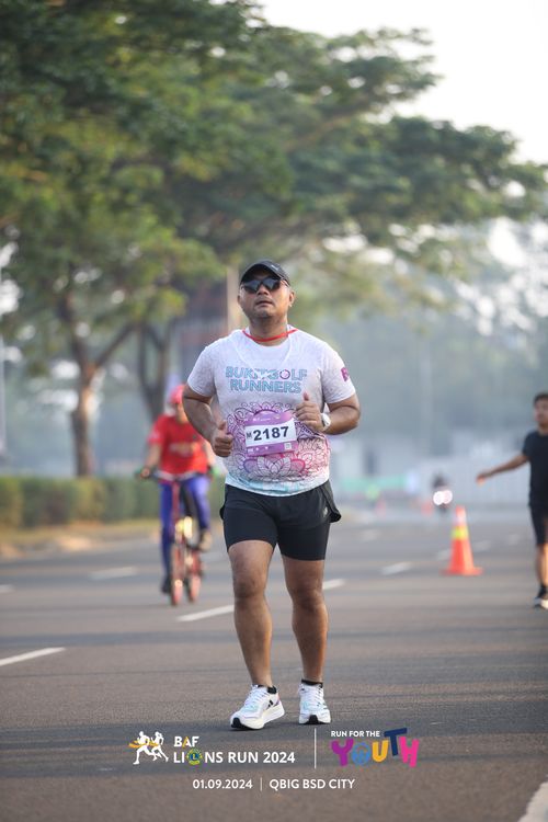 Race photo from BAF LIONS RUN 2024