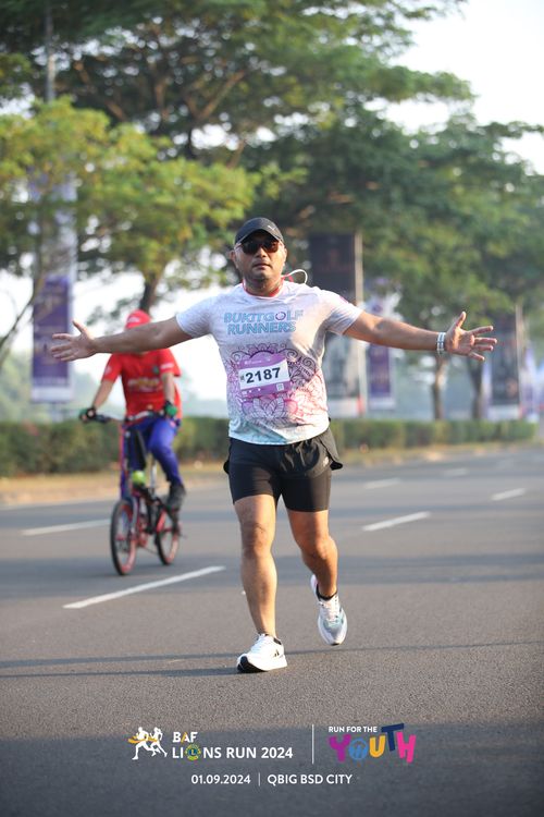 Race photo from BAF LIONS RUN 2024