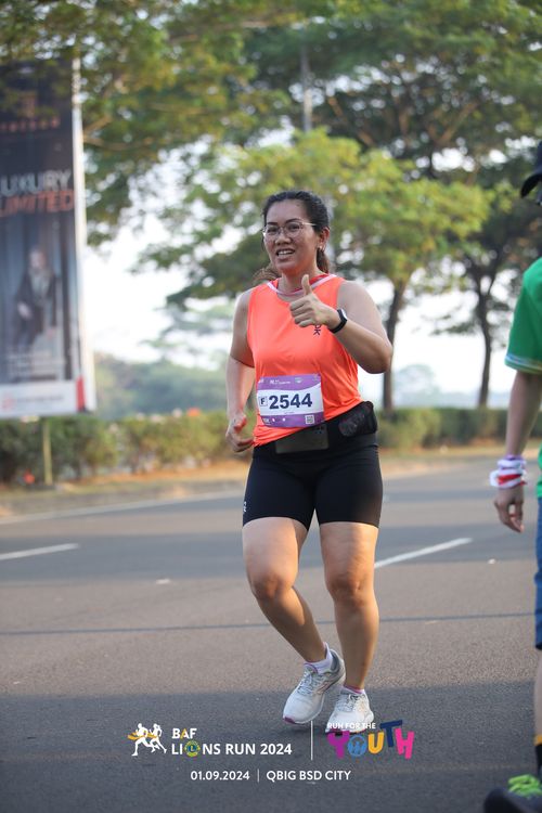 Race photo from BAF LIONS RUN 2024