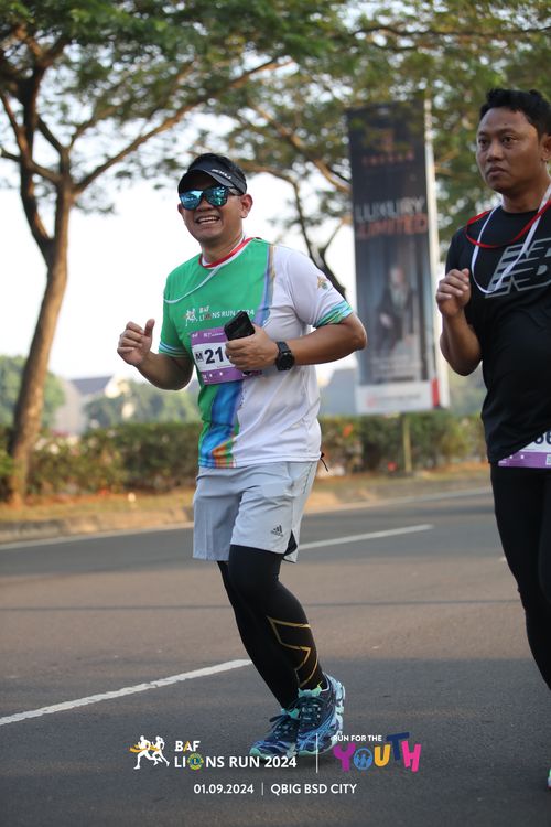 Race photo from BAF LIONS RUN 2024
