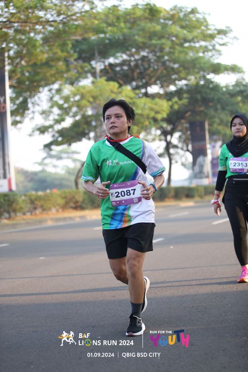 Race photo from BAF LIONS RUN 2024