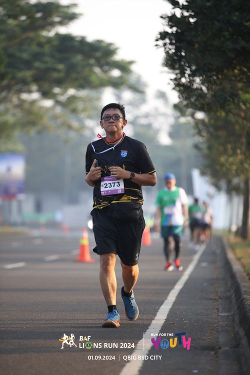 Race photo from BAF LIONS RUN 2024