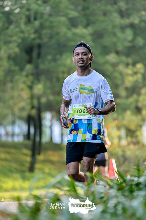 Race photo from Taman Budaya x BOGORUN 2025