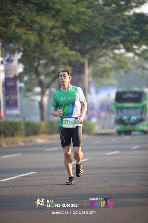 Race photo from BAF LIONS RUN 2024