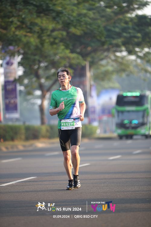 Race photo from BAF LIONS RUN 2024