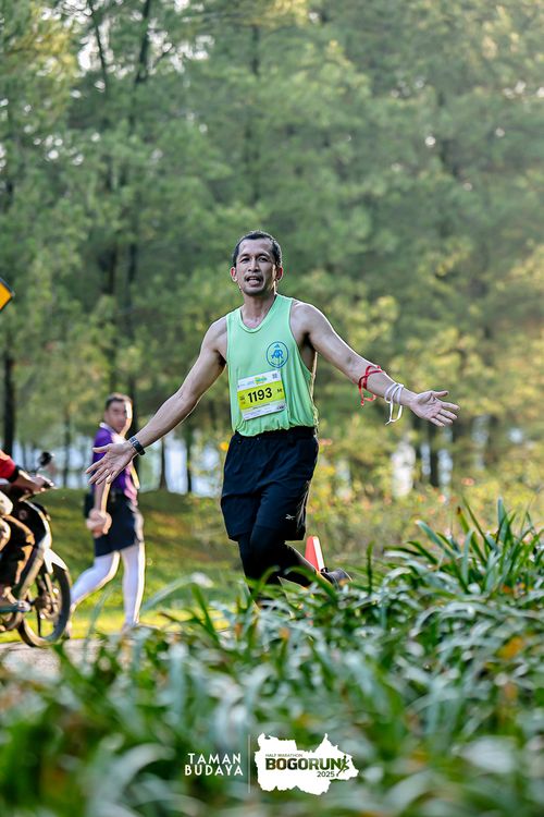 Race photo from Taman Budaya x BOGORUN 2025