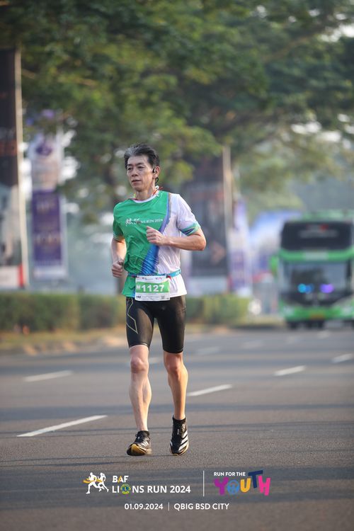 Race photo from BAF LIONS RUN 2024