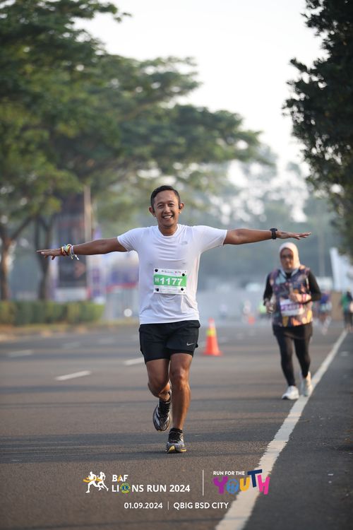 Race photo from BAF LIONS RUN 2024