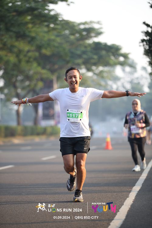 Race photo from BAF LIONS RUN 2024