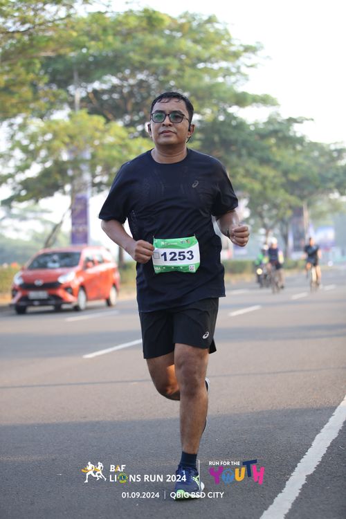 Race photo from BAF LIONS RUN 2024