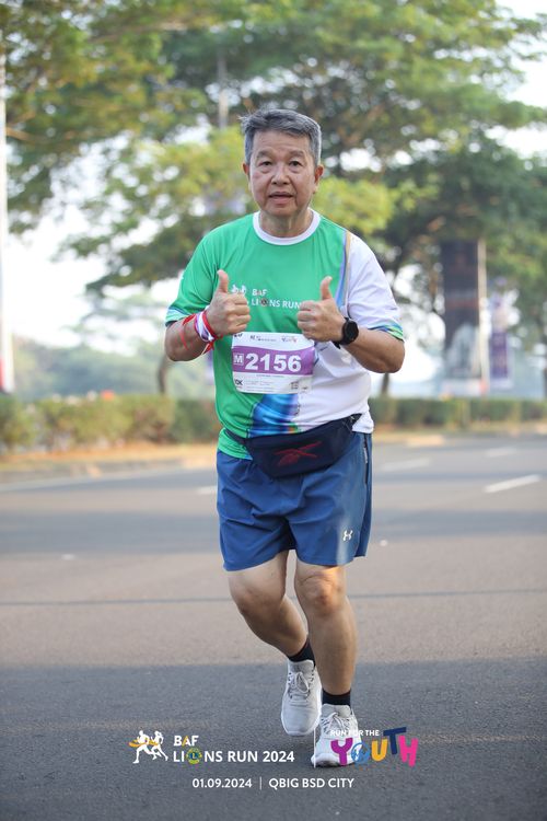 Race photo from BAF LIONS RUN 2024