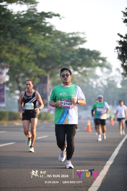 Race photo from BAF LIONS RUN 2024