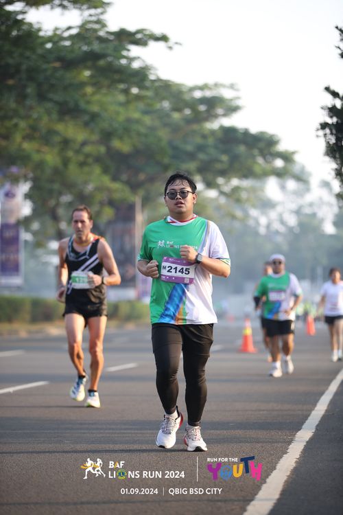 Race photo from BAF LIONS RUN 2024